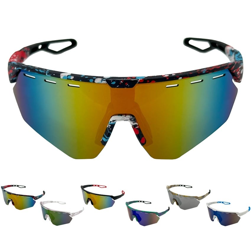 POLARIZED Sport Cycling SUNGLASSES for Men and Women - Assorted Colors | UV 400
