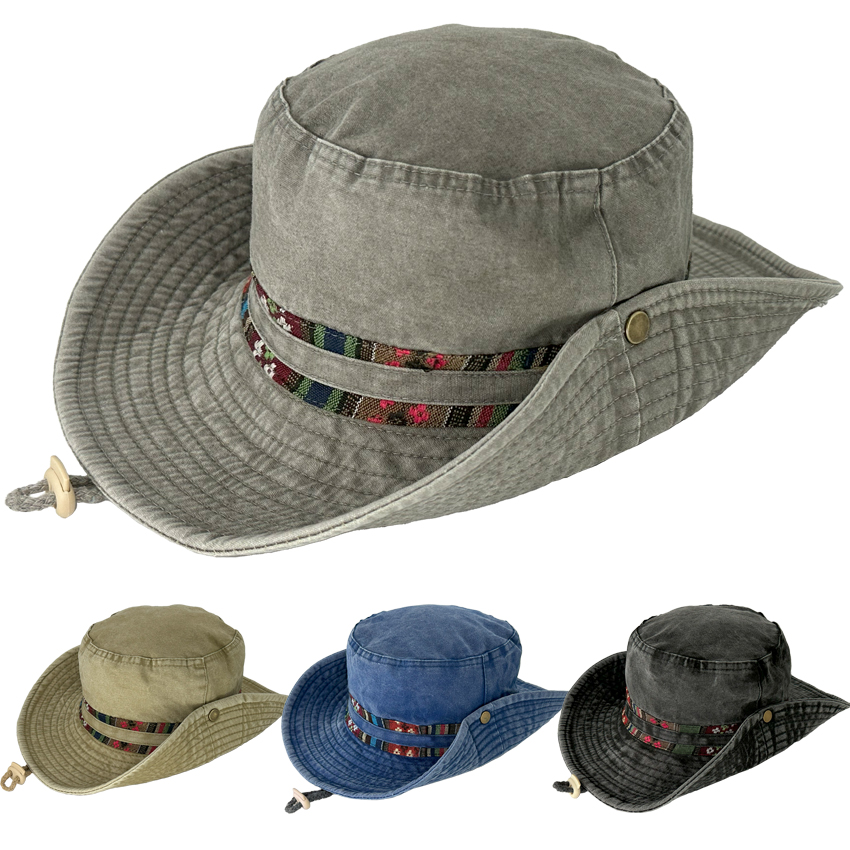VINTAGE Summer Camping Hats with Assorted Colors for Men