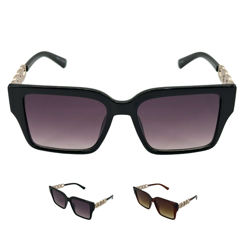 Retro FASHION SUNGLASSES for Women - Black and Brown | UV 400