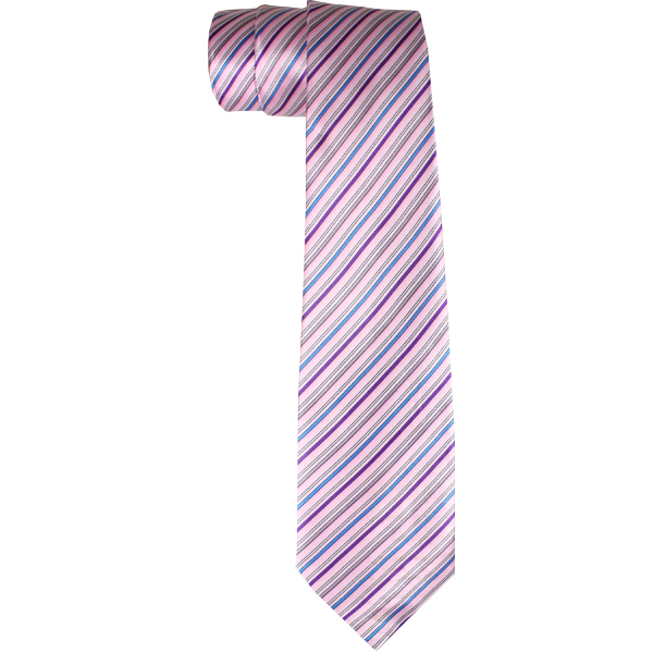 Purple Lines Wide DRESS Tie