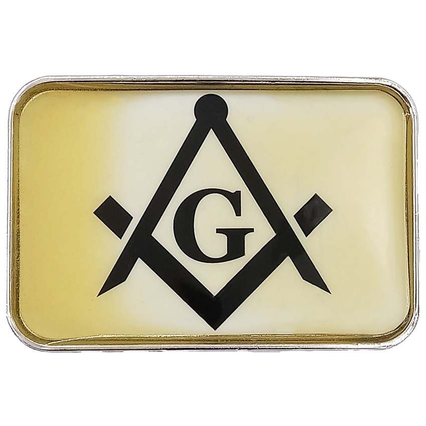 Mason BELT Buckle - Yellow Background