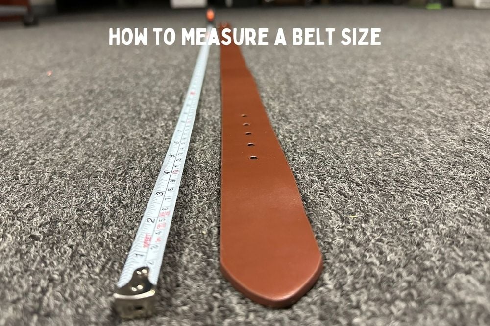 How to Measure Belt Sizes