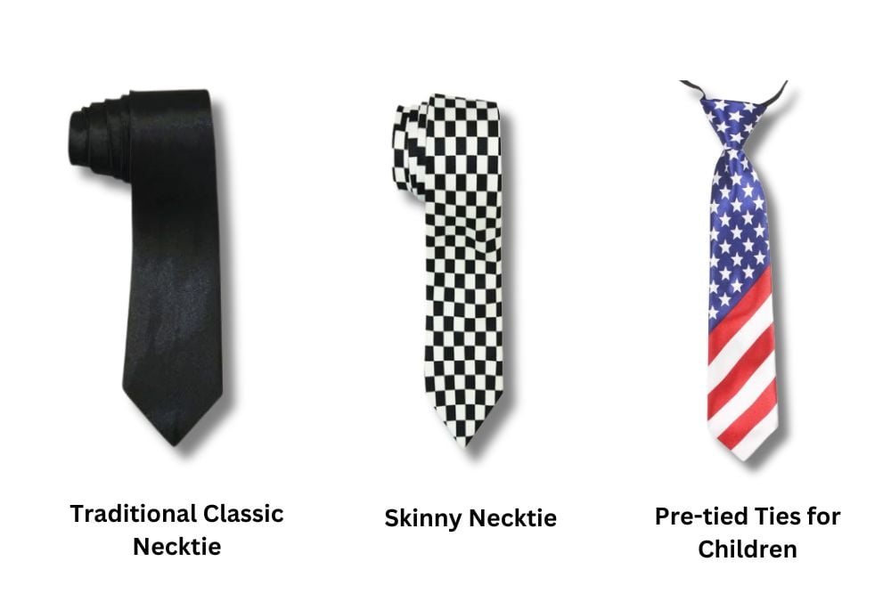 Different Tie Styles 1