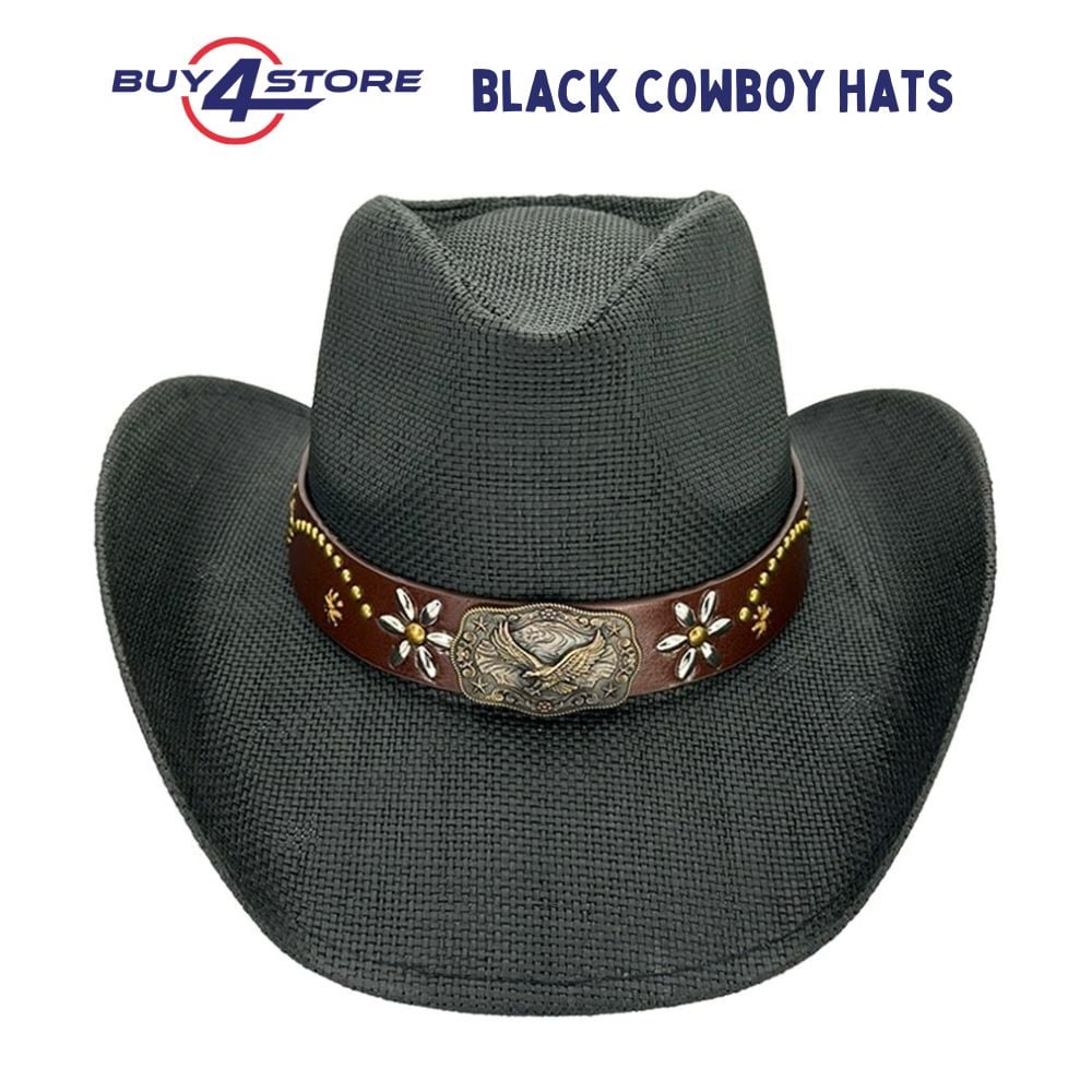 Black Cowboy Hats Wholesale