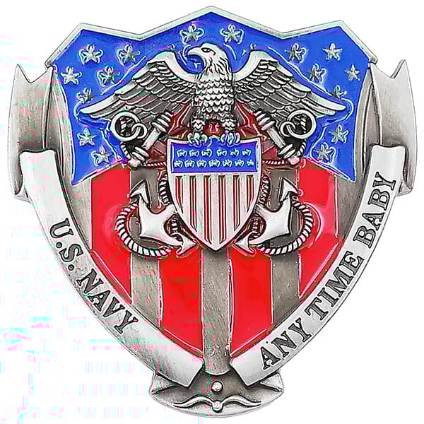 Professional Navy Belt Buckle