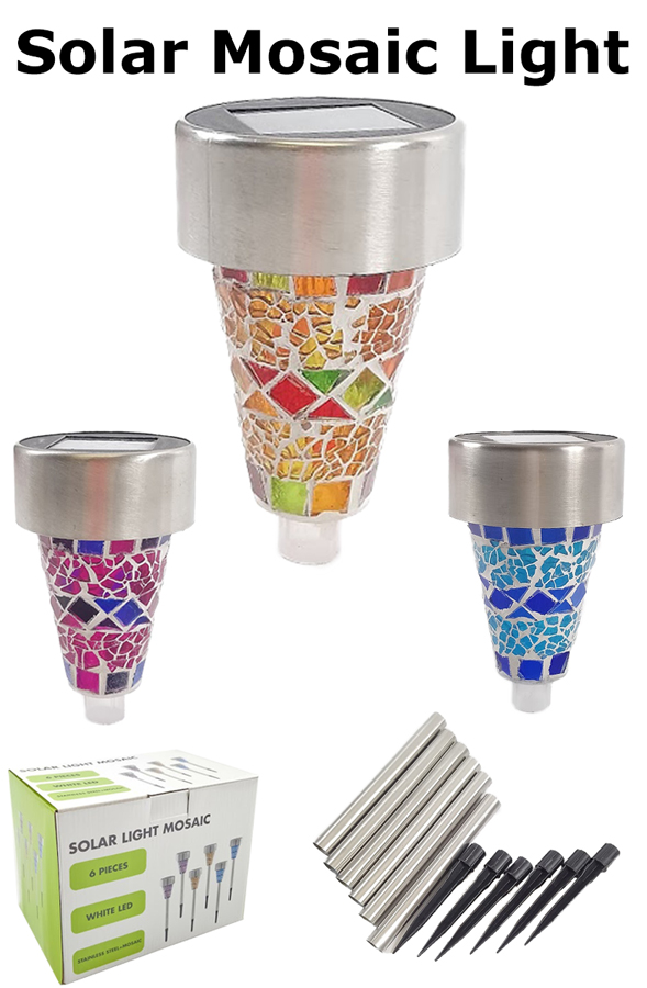Buy Hand Made Mosaic Glass Lamp - Without Bulb (601) at wholesale Pri